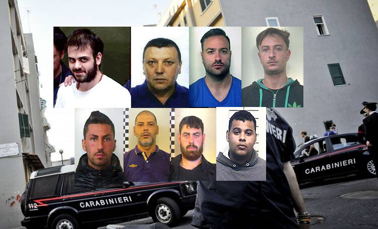 Droga e camorra: 75 anni di carcere per le nuove leve della Vanella-Grassi