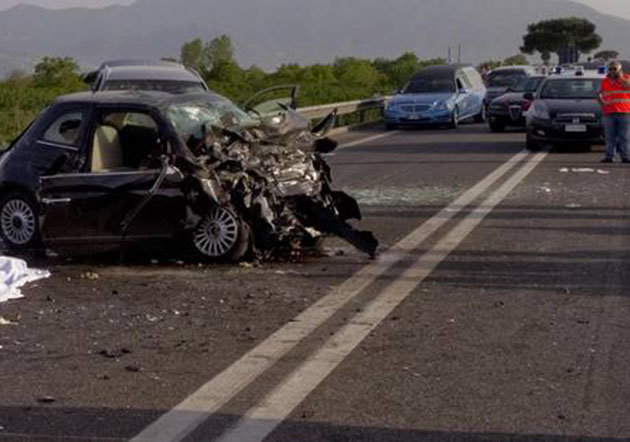 Napoli e Latina le province con più incidenti stradali mortali