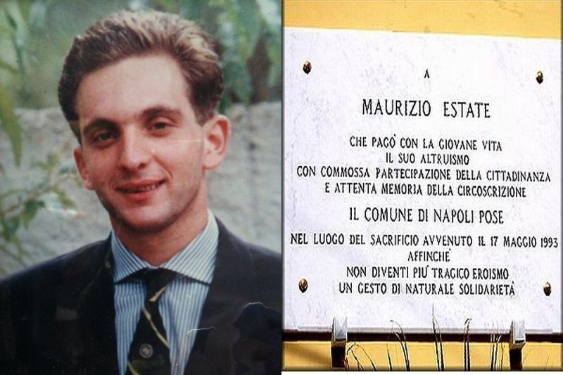 Napoli commemora Maurizio Estate a 25 anni dal brutale assassinio