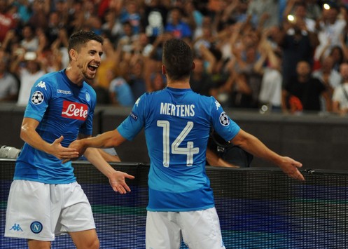 Napoli: Mertens-Jorginho-Hamsik, in tre per un rigore