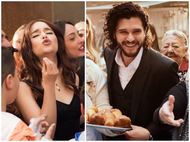 Jon Snow e Daenerys Targaryen tra le strade di Napoli per i nuovi spot di Dolce e Gabbana. I VIDEO