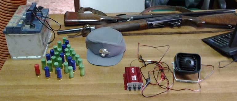 Richiami illegali per uccelli, denunciato un uomo in provincia di Salerno