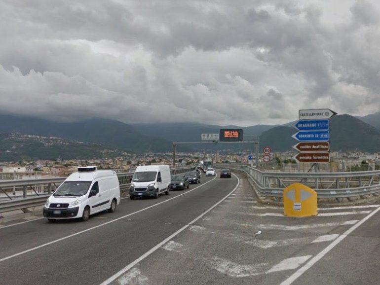 Maltempo, sospesi i lavori sul viadotto SS145 San Marco
