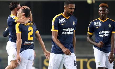 Il Benevento cade anche a Verona: è notte fonda per Baroni