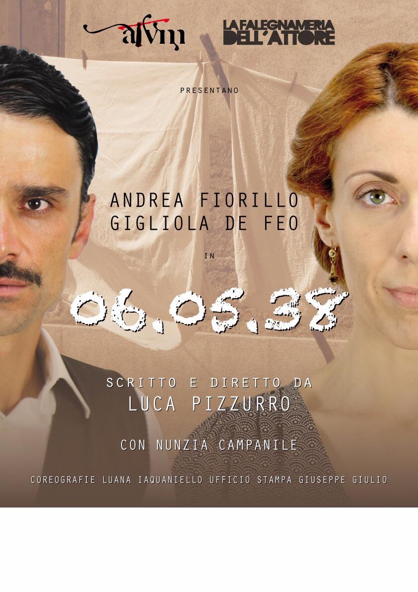 06.05.38, il nuovo spettacolo de La Falegnameria dell’attore, in scena al Nuovo Teatro Sancarluccio