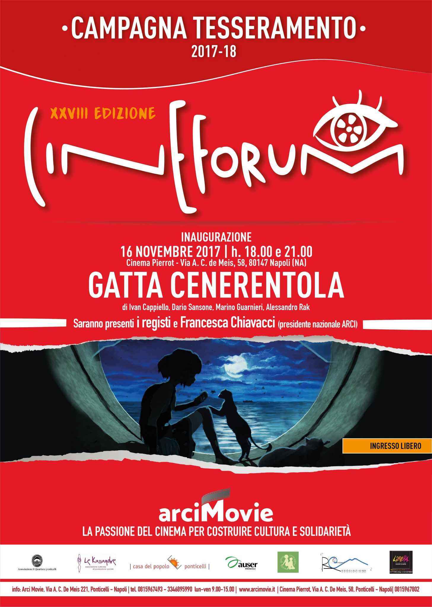 Arci movie: Riparte al Pierrot il cineforum. Ospite il cast di Gatta Cenerentola