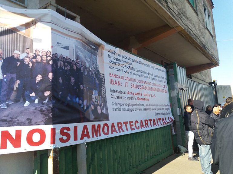 Azienda distrutta dalle fiamme a Scafati, i maestri pasticcieri italiani si autotassano per aiutare Arte Carta Italia