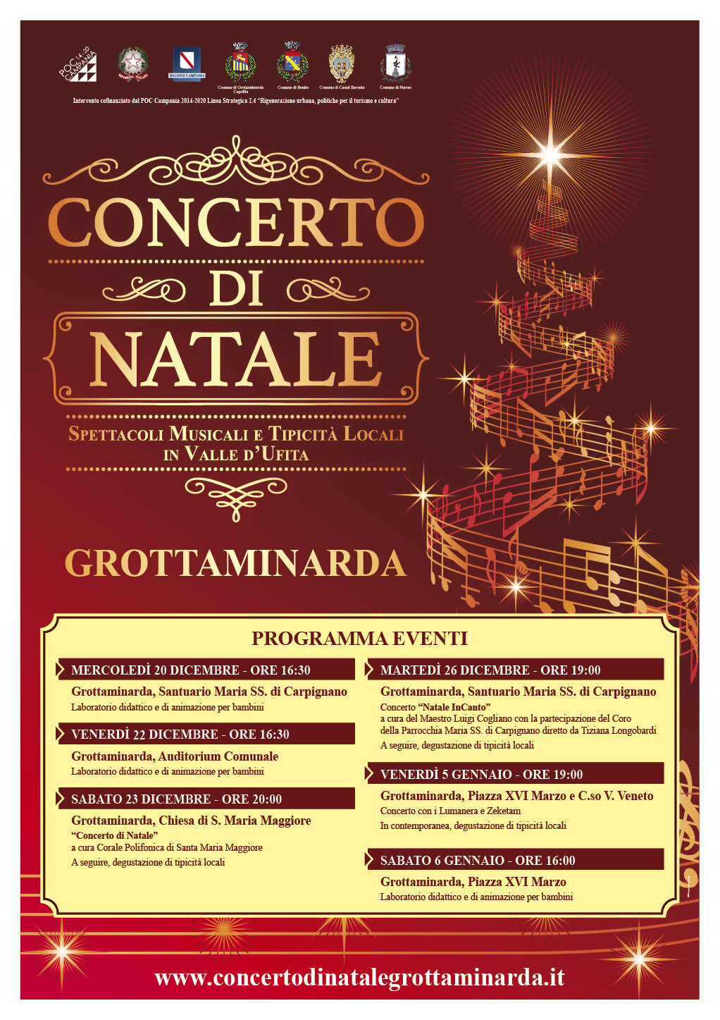 Concerto di Natale nella Chiesa di Santa Maria Maggiore a Grottaminarda
