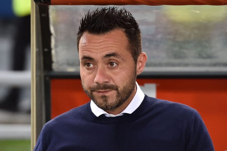 Benevento, De Zerbi: ‘Sconfitta che brucia, ma continuiamo  a lavorare’