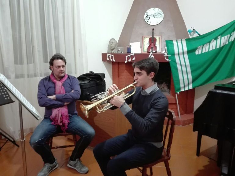 Masterclass di tromba con il maestro Fabrizi all’Associazione De Bellis di Torre del Greco