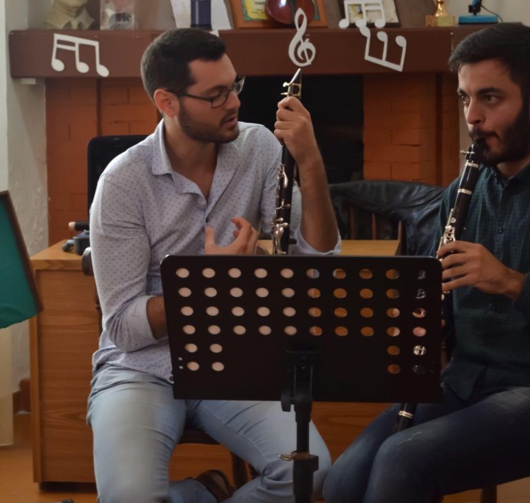 Masterclass alla De Bellis di Torre del Greco, con il primo clarinetto della Filarmonica di Copenaghen