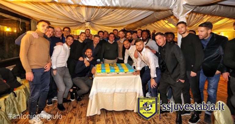 Juve Stabia, cena e auguri di Natale della squadra