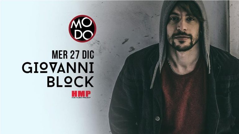 Giovanni Block al Modo di Salerno: un live di solidarietà