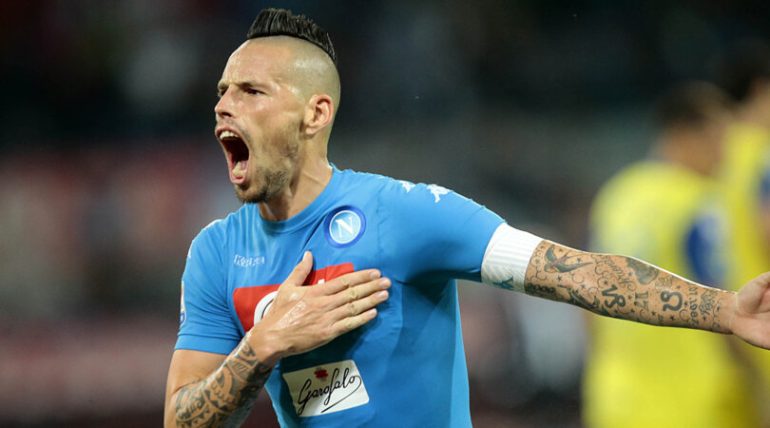 Hamsik nella storia del Napoli: segna ed eguaglia il record di Maradona con 115 gol