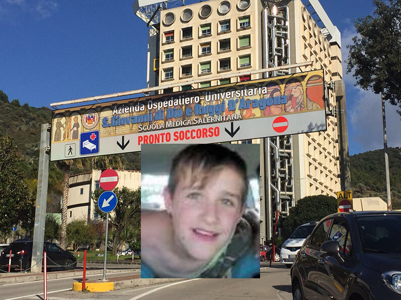 Morte del 13enne nell’ospedale di Salerno: cinque medici indagati