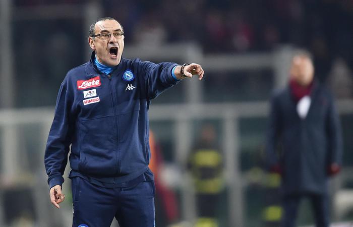Sarri: ‘La sconfitta dell’Inter ci ha dato la carica in più, ma il Napoli non era stanco’