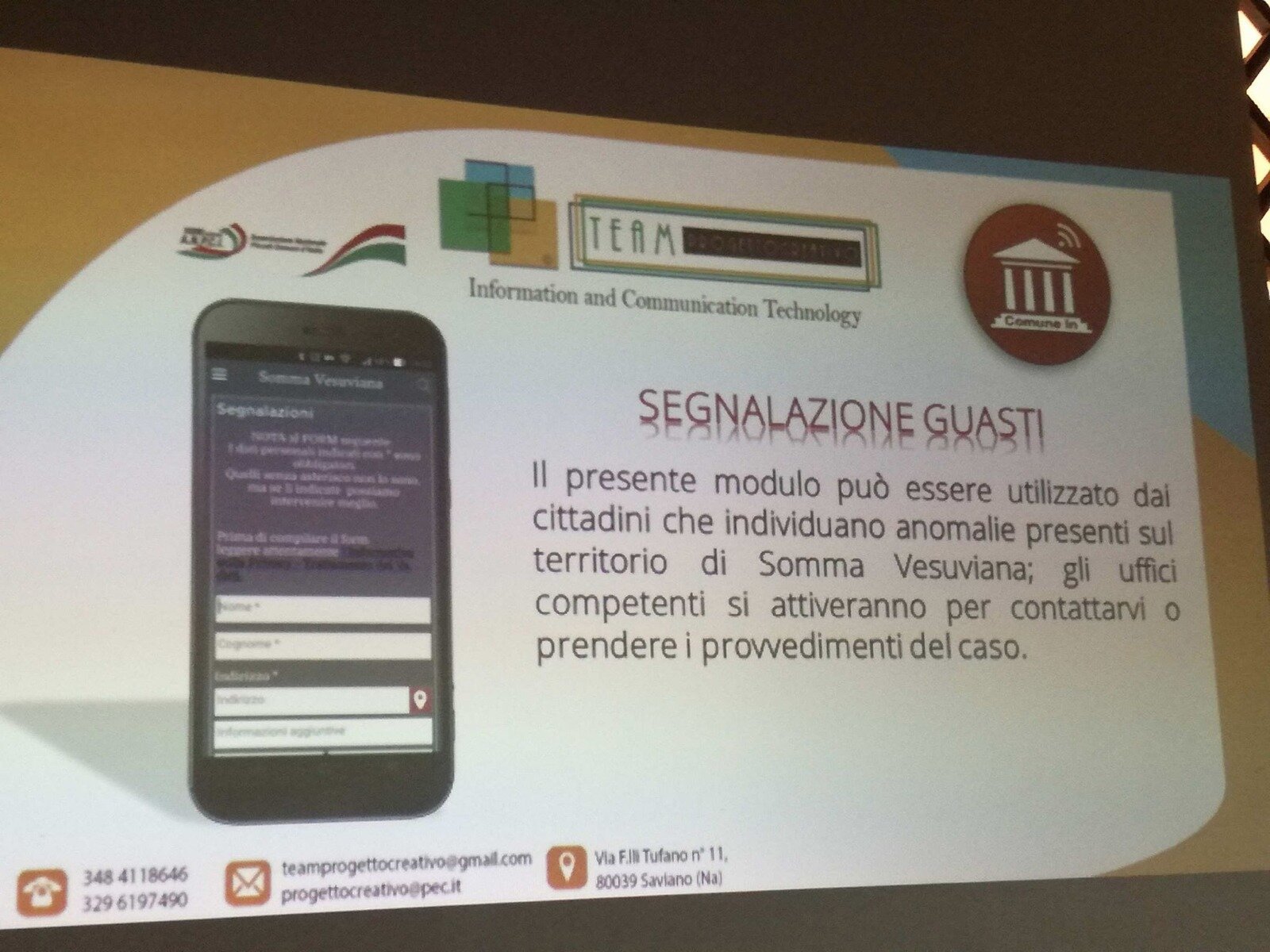 Somma Vesuviana, presentata l’App del Comune, il sindaco: “Uno strumento che ci avvicina ai cittadini informandoli in tempo reale”