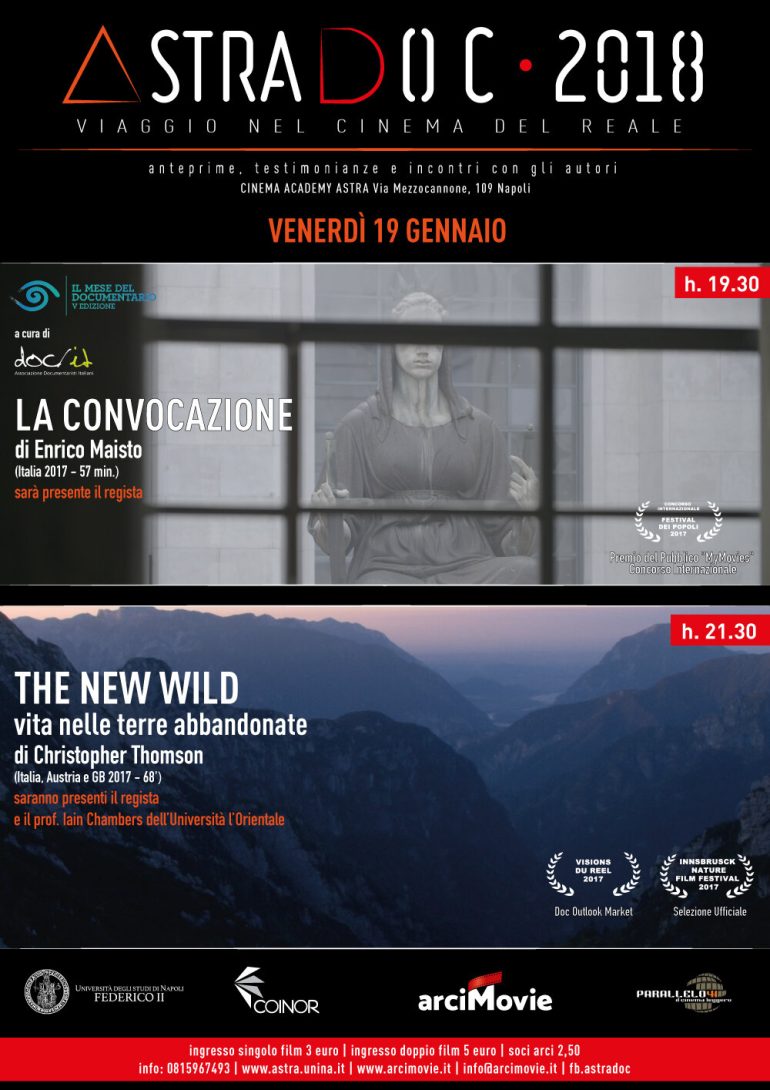 Dal 19 gennaio Astradoc aderisce al ‘Mese del documentario’ a cura di Doc/it