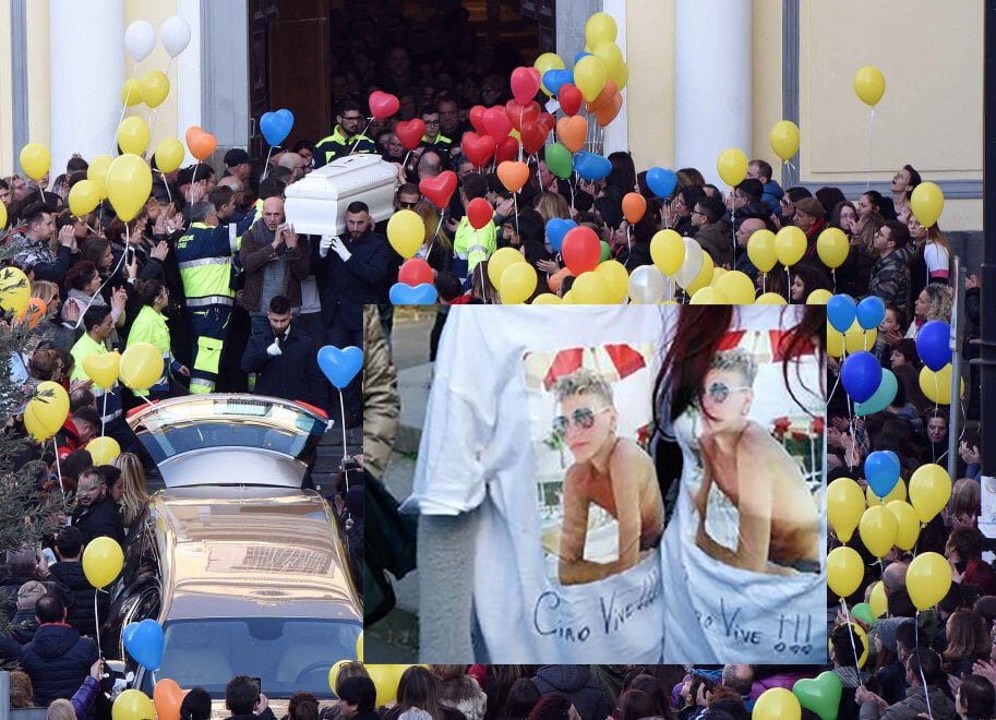 L’ultimo saluto a Ciro, la lettera della sorella Martina: “Ogni volta che qualcuno ti faceva soffrire, soffrivo anche io”