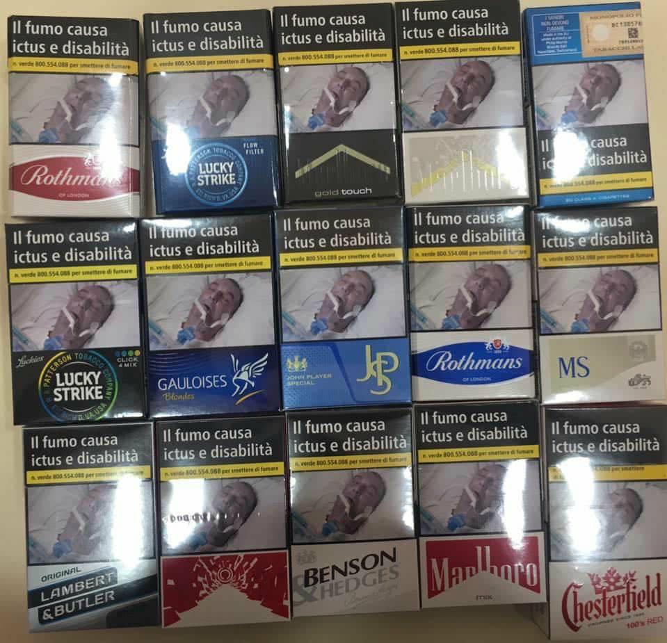 Trova la sua foto intubato in ospedale suoi pacchetti di sigarette: napoletano fa causa alla  Philip Morris