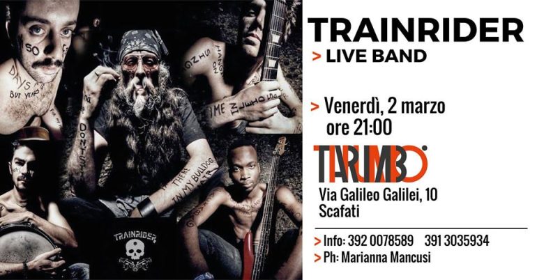 Partono i live al Tarumbò con Trainrider. Venerdì 2 marzo a Scafati
