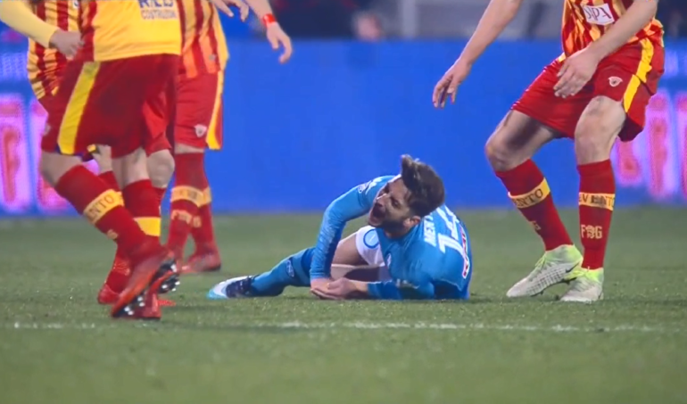 Napoli: Mertens segna su Twitter