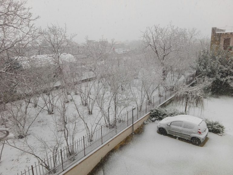 Nevica di nuovo in tutta la Campania: si prospetta un’altra giornata infernale