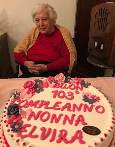 Quarto, nonna Elvira festeggia i suoi 103 anni