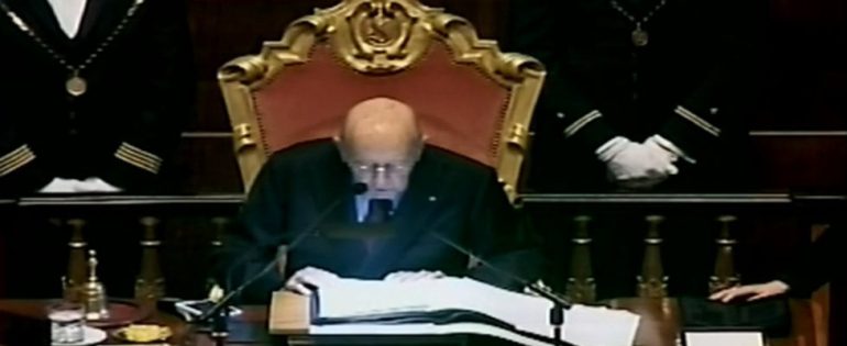 La Prima del Senato: Napolitano sferza Renzi e il Pd