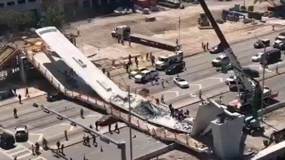 Miami, crolla un ponte pedonale inaugurato sabato: almeno 5 morti