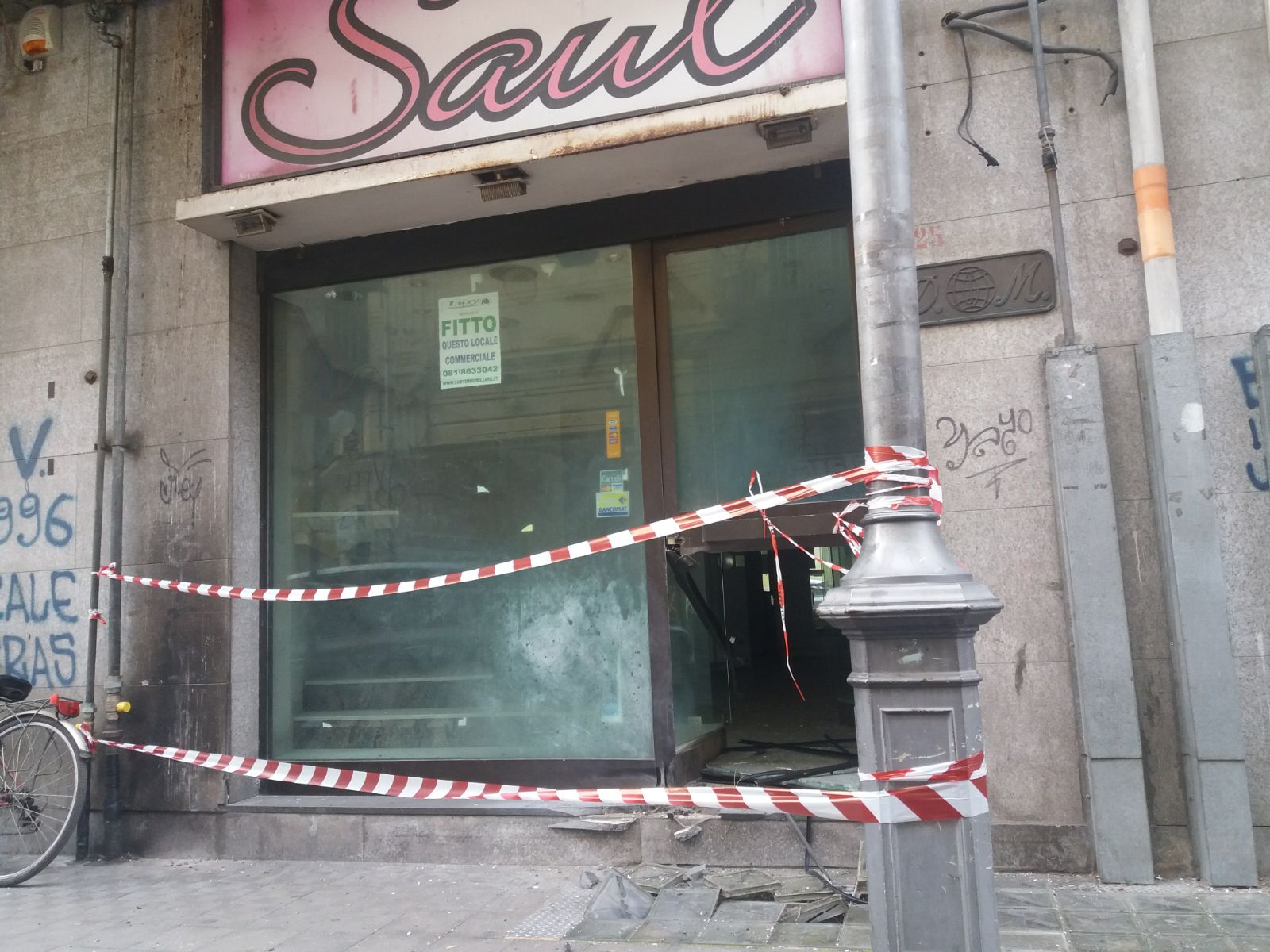 Scafati, bomba carta danneggia un locale di proprietà dell’avvocato Santocchio