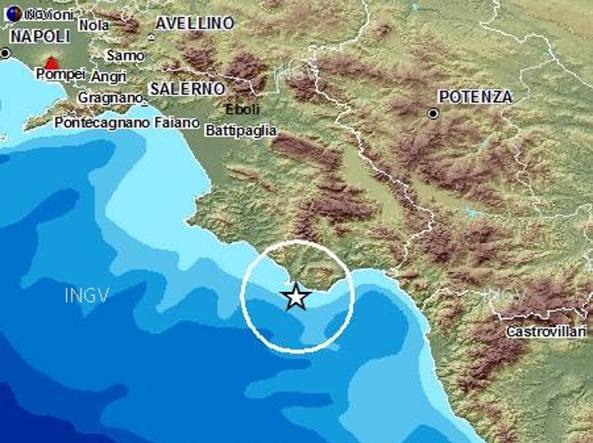 Terremoto al largo di Palinuro: nessun danno