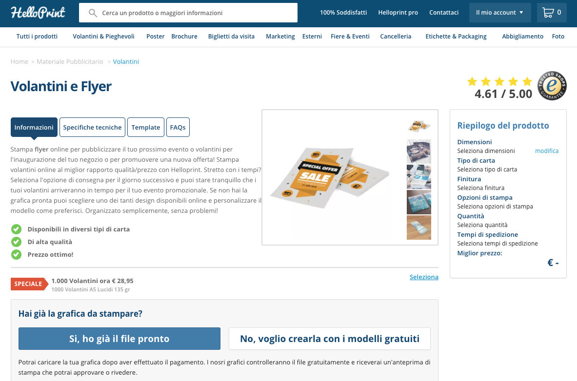 I volantini nel marketing: un prodotto che non conosce tempo
