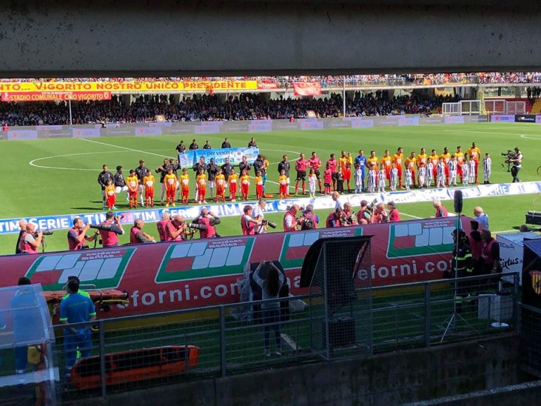 Benevento-Juventus 2-4: sanniti in partita, bianconeri rigorosi