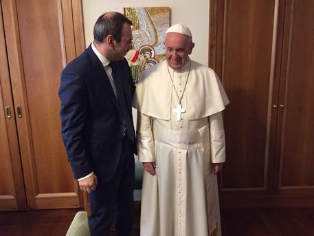 L’incontro: il Papa sta con Borrometi