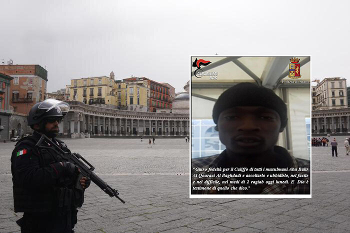 Napoli, il terrorista: ‘Mi fu detto prendi una macchina e uccidi, per il video avrei incassato 1500 euro’