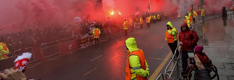 Due tifosi romani arrestati a Liverpool: supporter inglese ferito in gravi condizioni, altri 7 denunciati