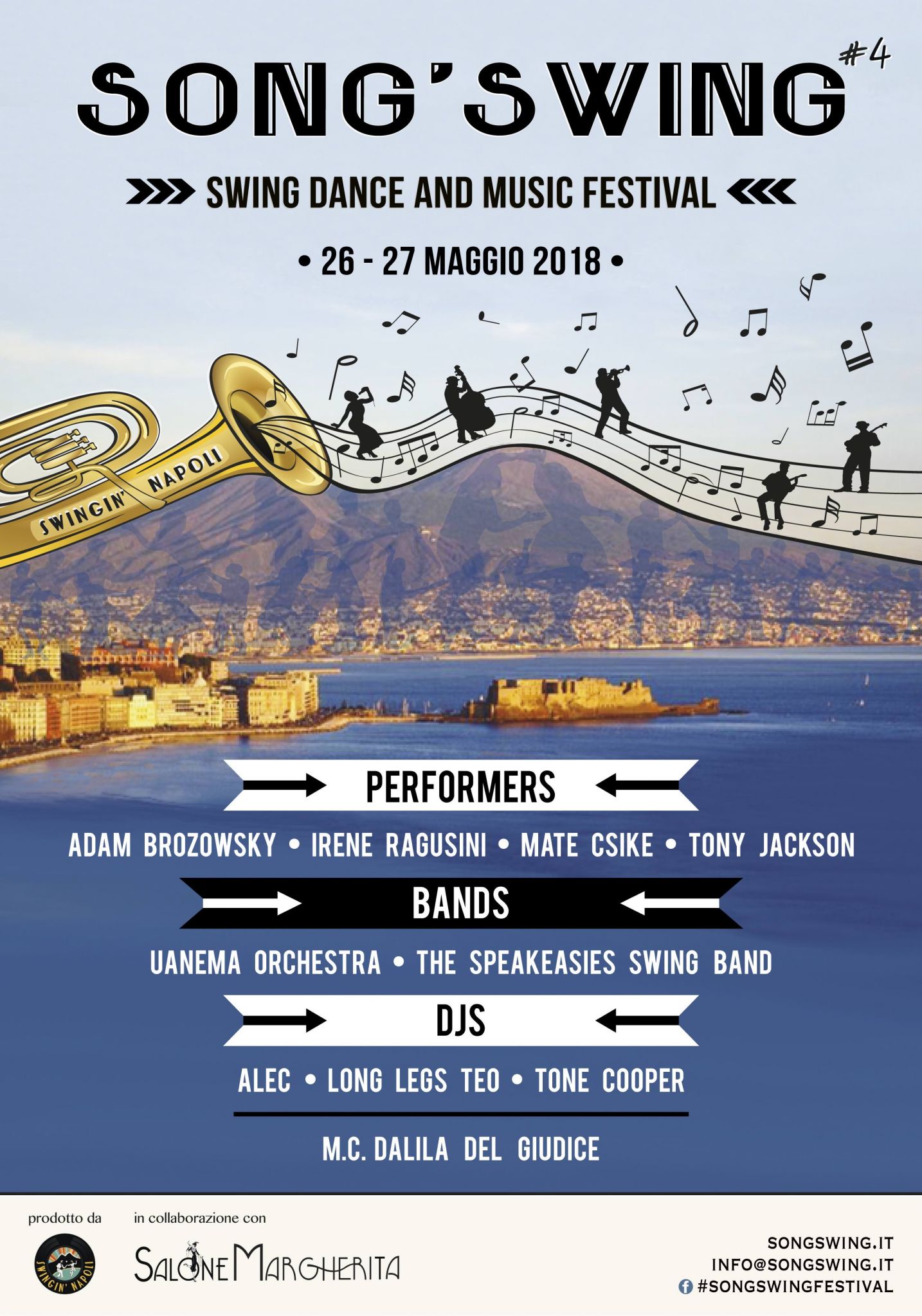 Song’ Swing: il Lindy Hop trionfa a Napoli. 26 e 27 maggio al Salone Margherita