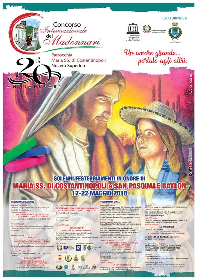 Concorso Internazionale dei Madonnari a Nocera Superiore con l’atteso concerto di Giusy Ferreri