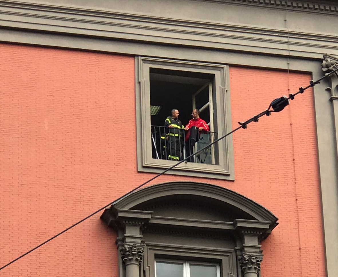 Napoli, disoccupato minaccia di lanciarsi da una finestra del Museo