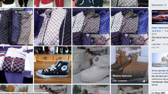 False griffe di abbigliamento vendute sui social network: 68 denunce