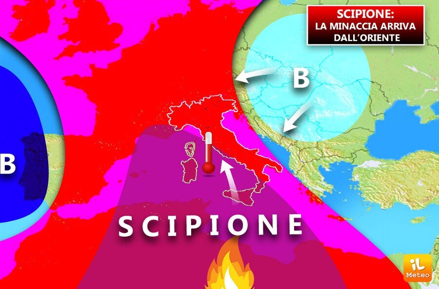 Arriva Scipione, caldo e sole con temperature fino a 30 gradi