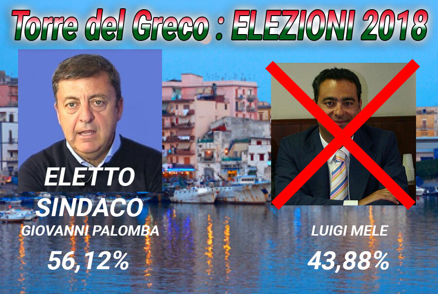 Torre del Greco,Giovanni Palomba eletto sindaco: ‘Inizia una nuova storia’. Le lacrime di Mele. I VIDEO