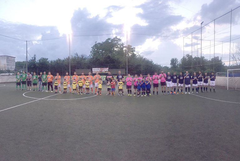 Campioni del calcio a 5 ed ex del calcio ricordano Antonio Boccia