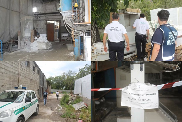 Sarno, lotta agli illeciti ambientali. Sequestrato un opificio industriale