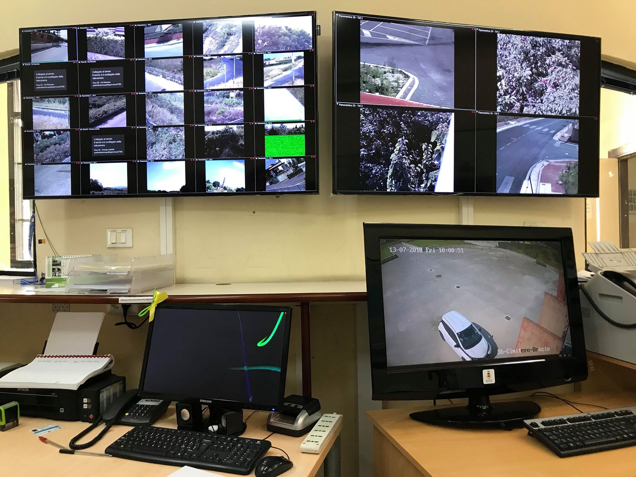 Qualiano, sicurezza e smaltimento di rifiuti: attive 17 nuove telecamere