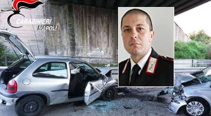 Carabiniere ucciso sulla 7bis l’auto dell’investitore andava a velocità troppo elevata