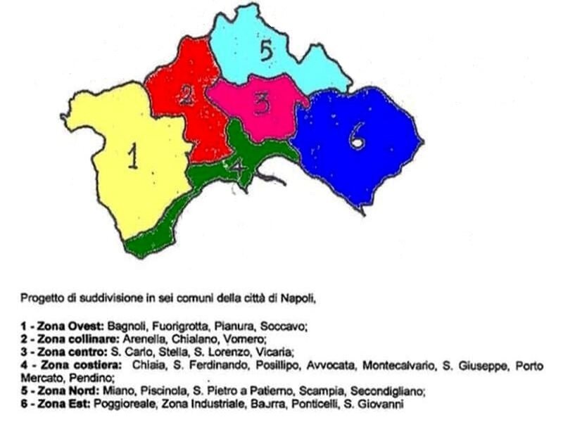 Napoli: Comuni metropolitani al posto delle Municipalità