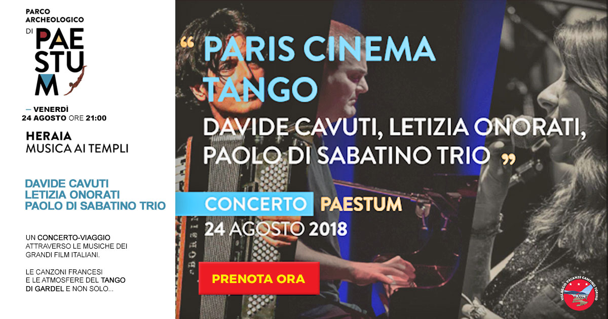 A Paestum venerdì in scena l’anteprima nazionale di “Paris cinema tango”
