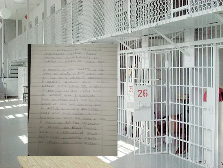 Napoli, protesta dei detenuti a Poggioreale: minaccia di sciopero della fame contro gli abusi. LA LETTERA